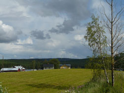 Ursåsen nästan klar. Vy från Alavattnet